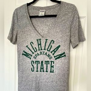 Victoria’s Secret Pink with 5th & Ocean - Michigan State Shirt